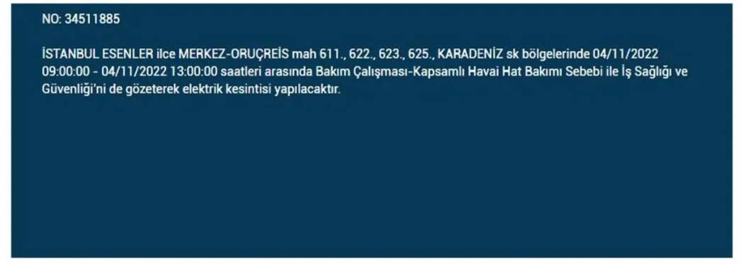 İstanbullular dikkat! 21 ilçede elektrik kesintisi 25